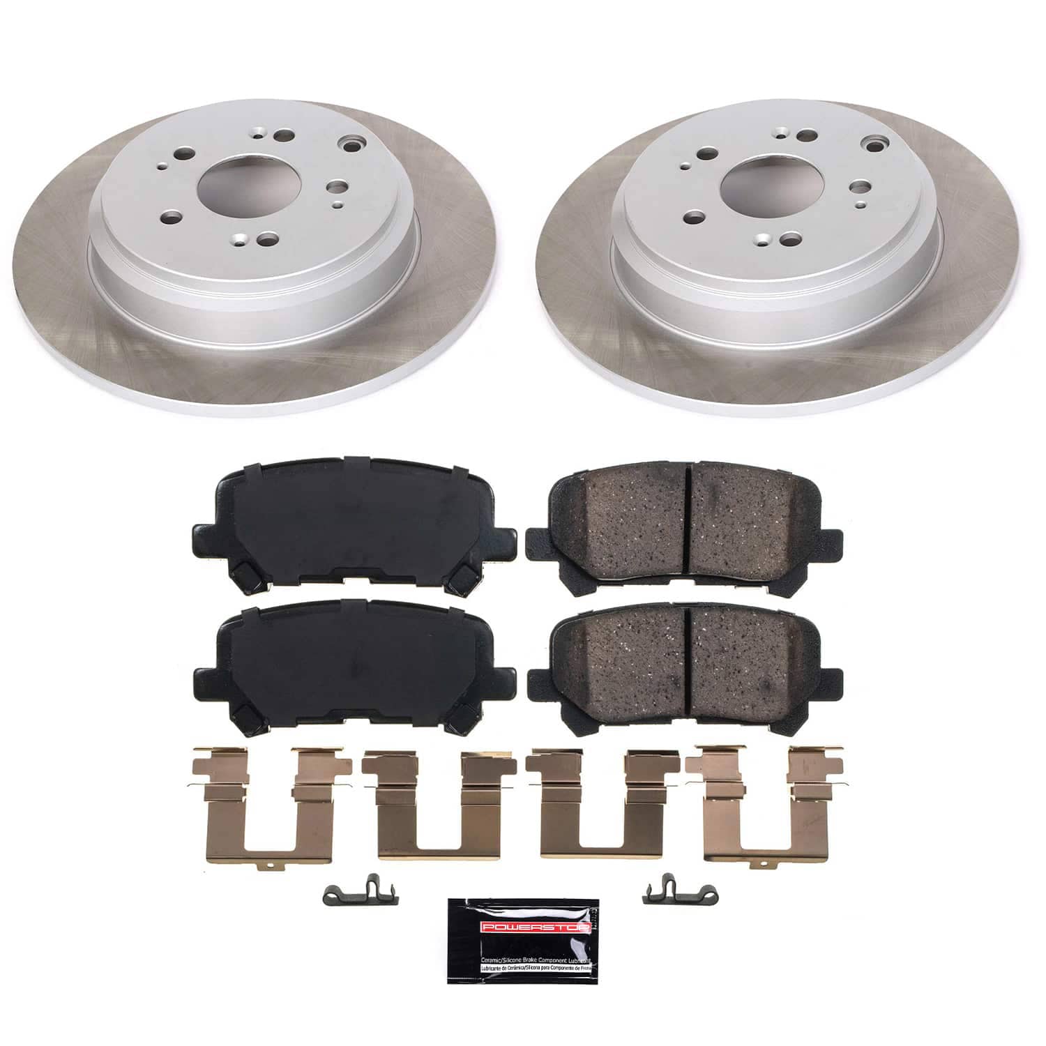 Power Stop SC5839 - Rear Z17 Evolution Pad And Semi-Coated Rotor Kit vehicle fitment brake part