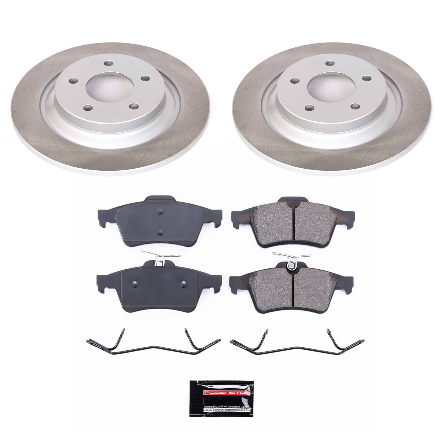 Power Stop SC5842 - Rear Z17 Evolution Pad And Semi-Coated Rotor Kit vehicle fitment brake part