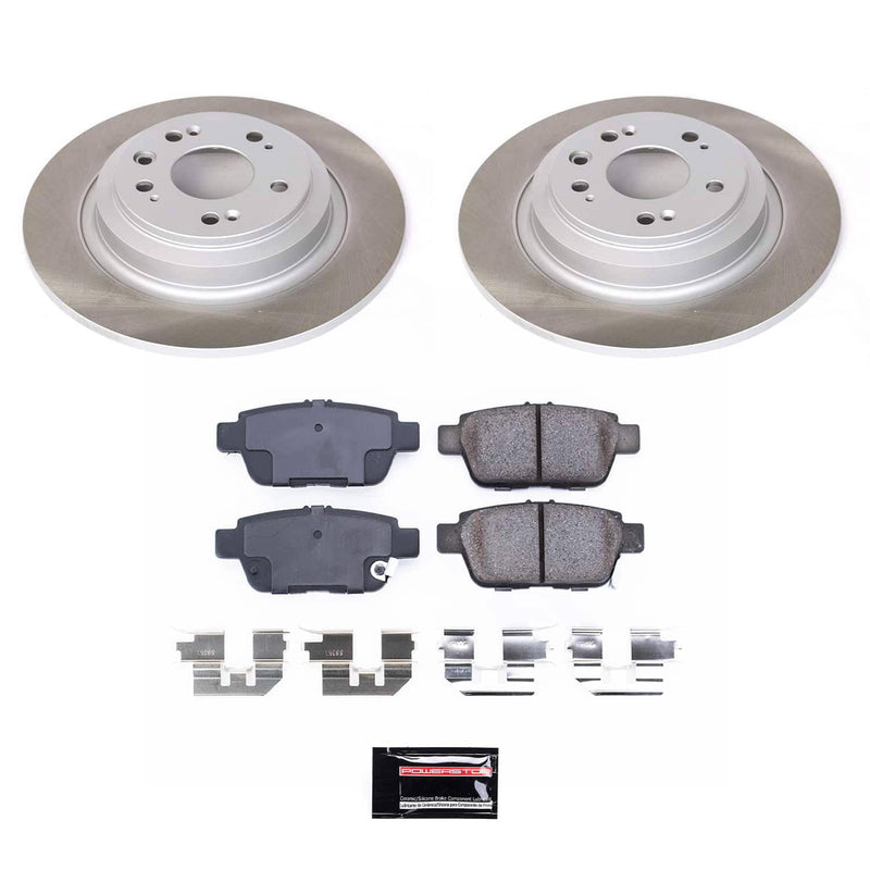 Power Stop SC5854 - Rear Z17 Evolution Pad And Semi-Coated Rotor Kit vehicle fitment brake part