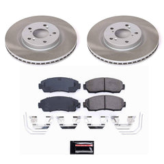 Power Stop SC5857 - Front Z17 Evolution Pad And Semi-Coated Rotor Kit vehicle fitment brake part