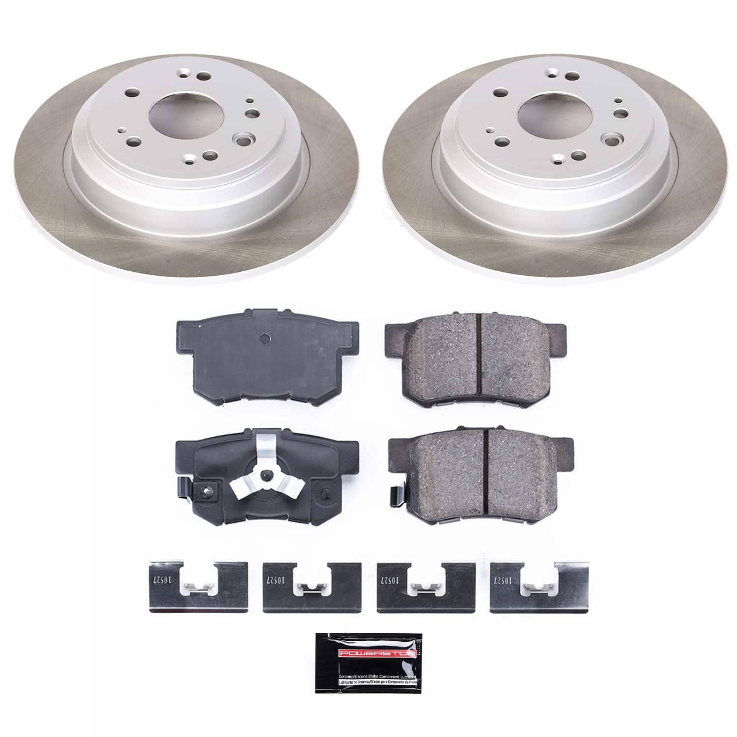 Power Stop SC5859 - Rear Z17 Evolution Pad And Semi-Coated Rotor Kit vehicle fitment brake part