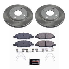 Power Stop SC5862 - Front Z17 Evolution Pad And Semi-Coated Rotor Kit vehicle fitment brake part