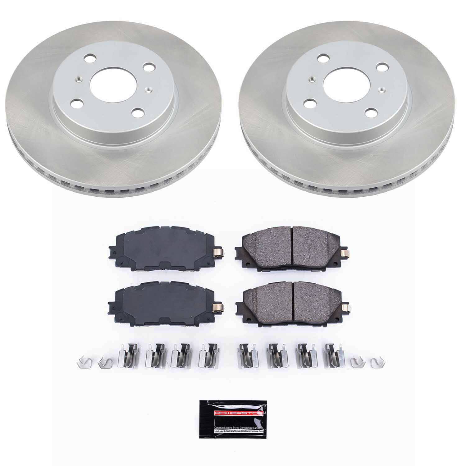 Power Stop SC5863 - Front Z17 Evolution Pad And Semi-Coated Rotor Kit vehicle fitment brake part