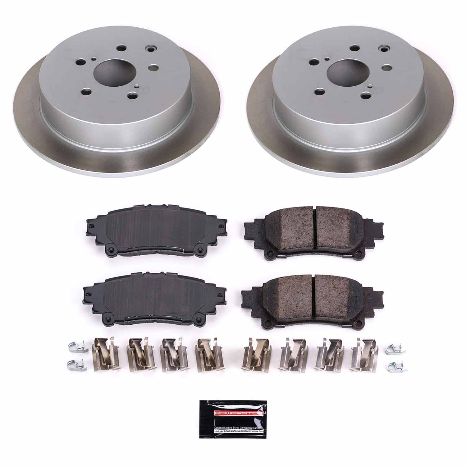 Power Stop SC5864 - Rear Z17 Evolution Pad And Semi-Coated Rotor Kit vehicle fitment brake part