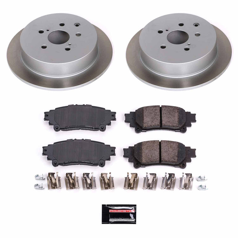 Power Stop SC5864 - Rear Z17 Evolution Pad And Semi-Coated Rotor Kit vehicle fitment brake part