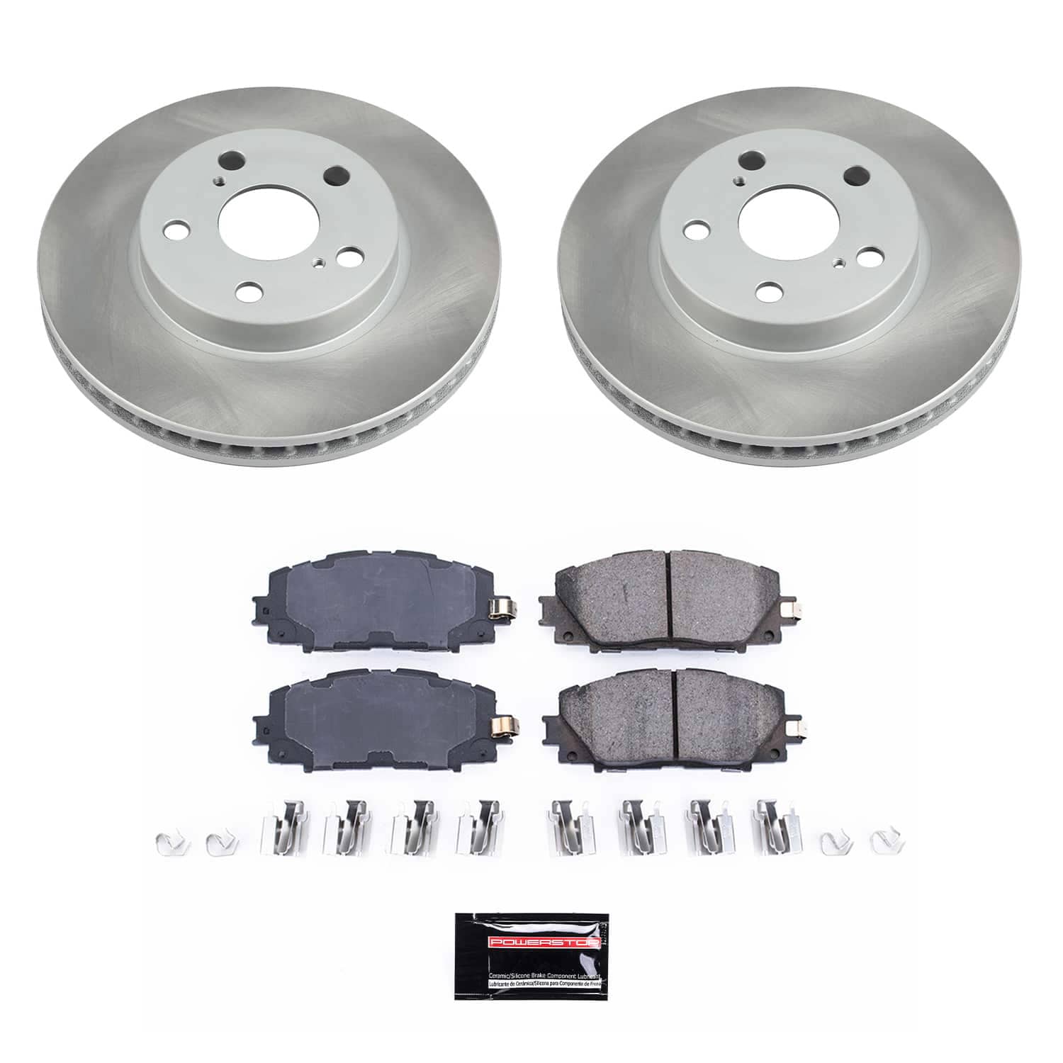 Power Stop SC5870 - Front Z17 Evolution Pad And Semi-Coated Rotor Kit vehicle fitment brake part
