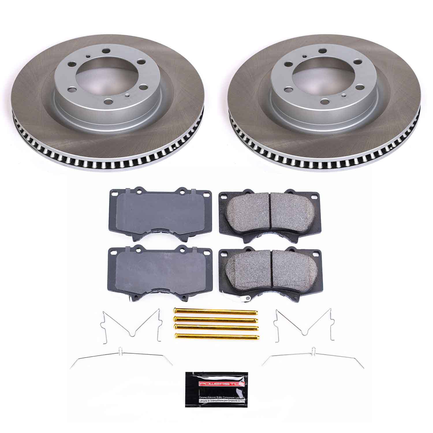 Power Stop SC5873 - Front Z17 Evolution Pad And Semi-Coated Rotor Kit vehicle fitment brake part
