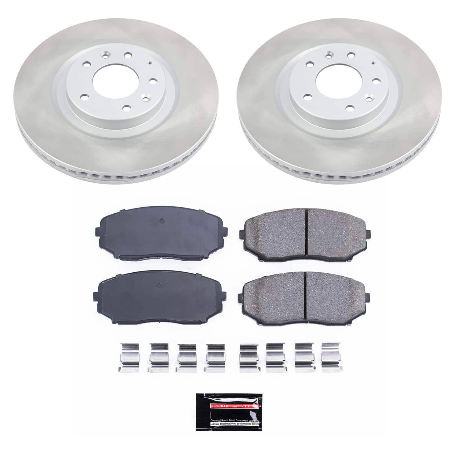 Power Stop SC5878 - Front Z17 Evolution Pad And Semi-Coated Rotor Kit vehicle fitment brake part
