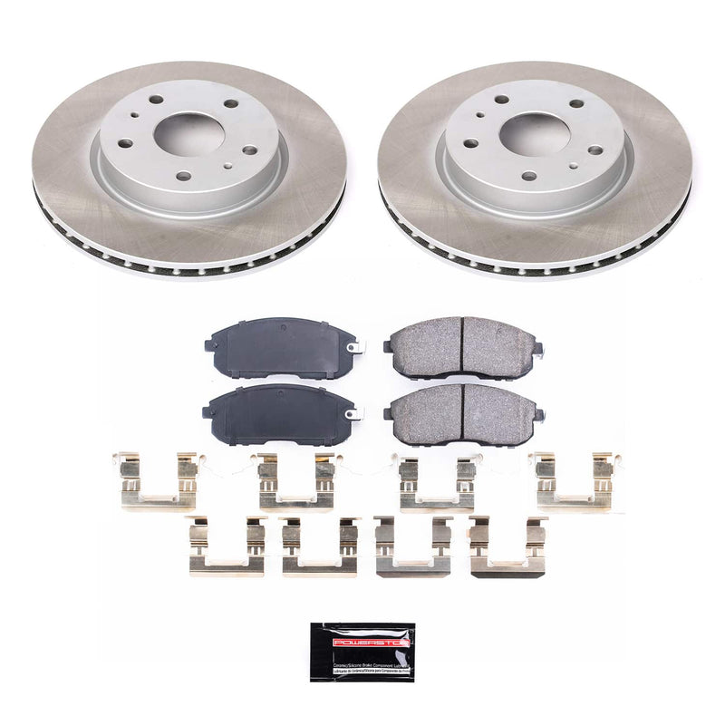 Power Stop SC5887 - Front Z17 Evolution Pad And Semi-Coated Rotor Kit vehicle fitment brake part