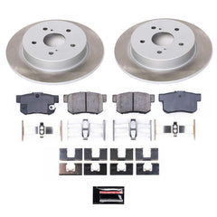 Power Stop SC5889 - Rear Z17 Evolution Pad And Semi-Coated Rotor Kit vehicle fitment brake part
