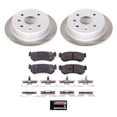 Power Stop SC5897 - Rear Z17 Evolution Pad And Semi-Coated Rotor Kit vehicle fitment brake part