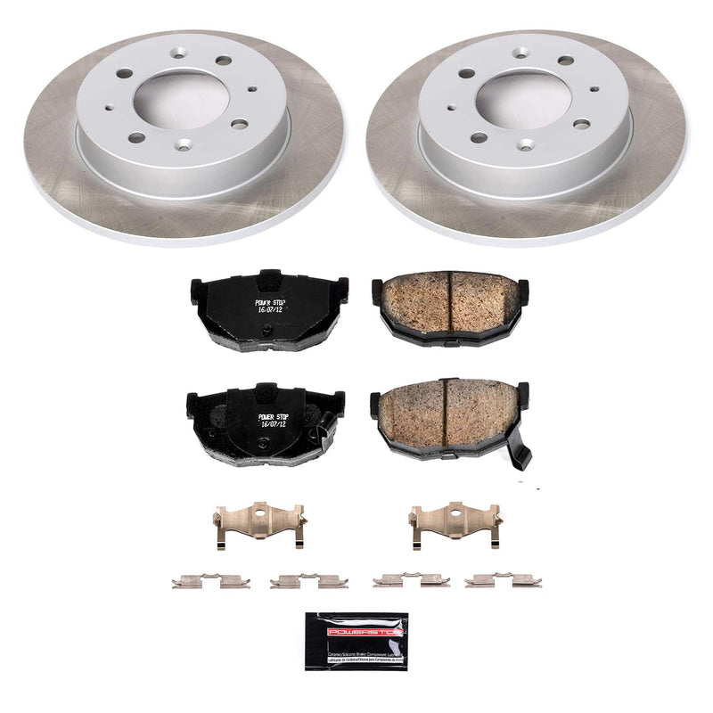 Power Stop SC5905 - Rear Z17 Evolution Pad And Semi-Coated Rotor Kit vehicle fitment brake part