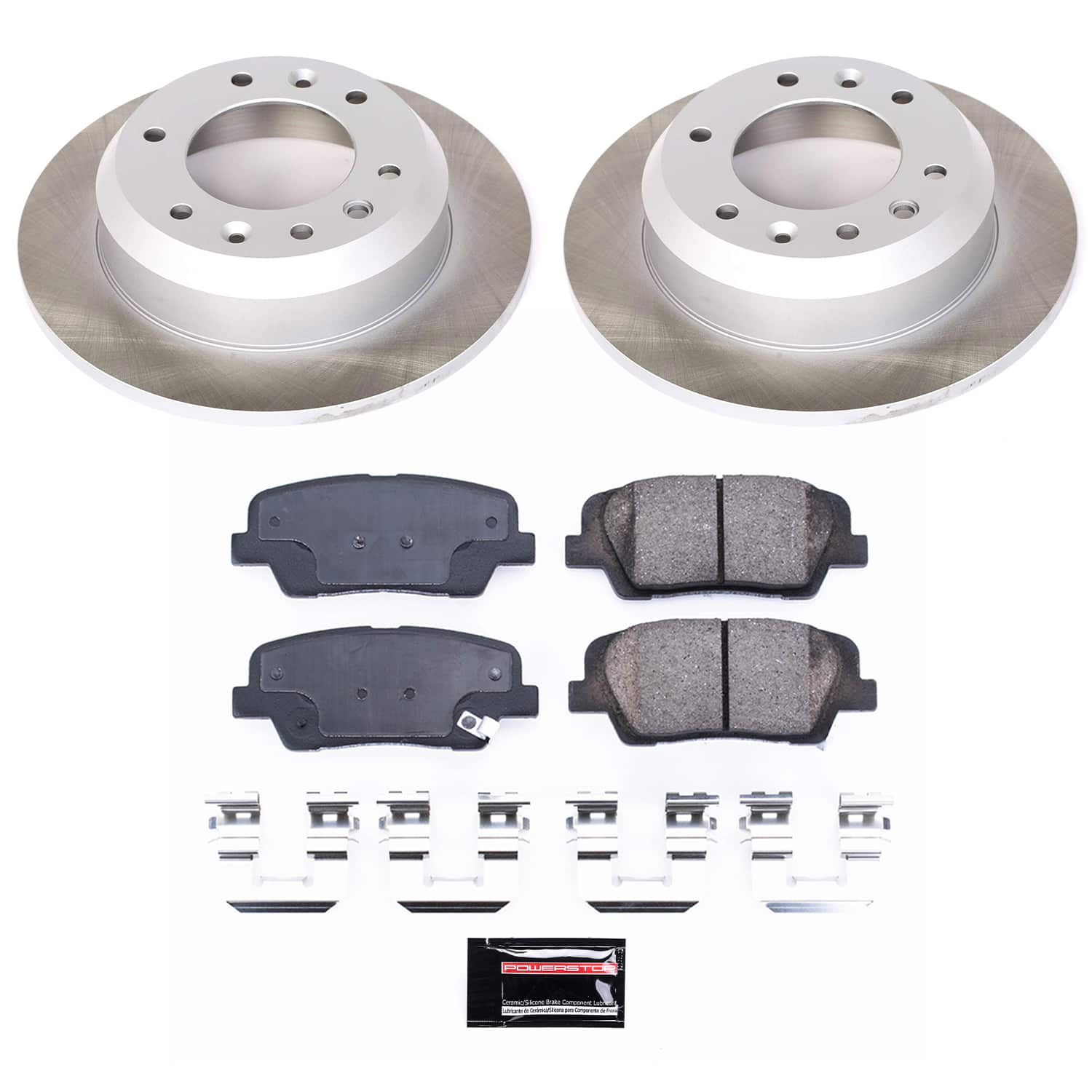 Power Stop SC5906 - Rear Z17 Evolution Pad And Semi-Coated Rotor Kit vehicle fitment brake part