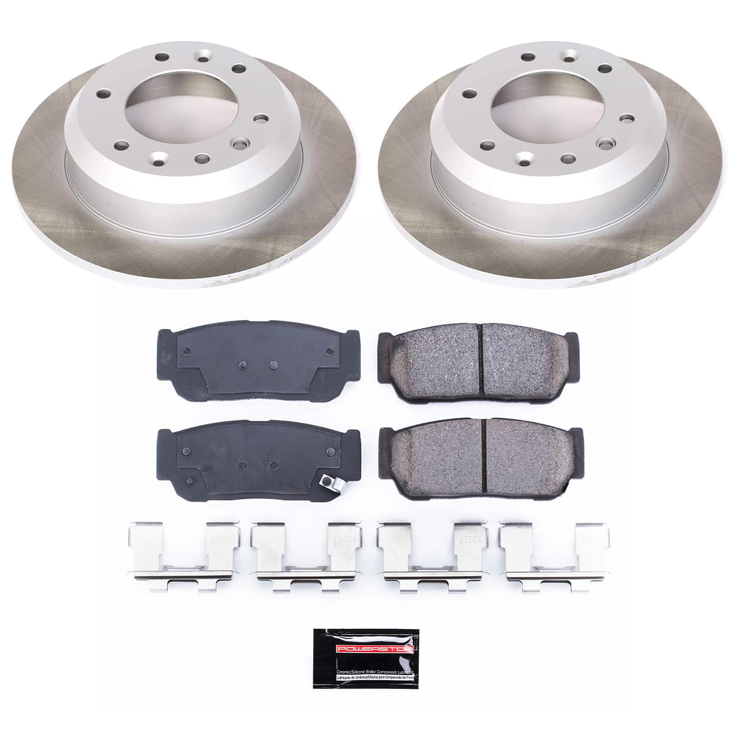 Power Stop SC5907 - Rear Z17 Evolution Pad And Semi-Coated Rotor Kit vehicle fitment brake part