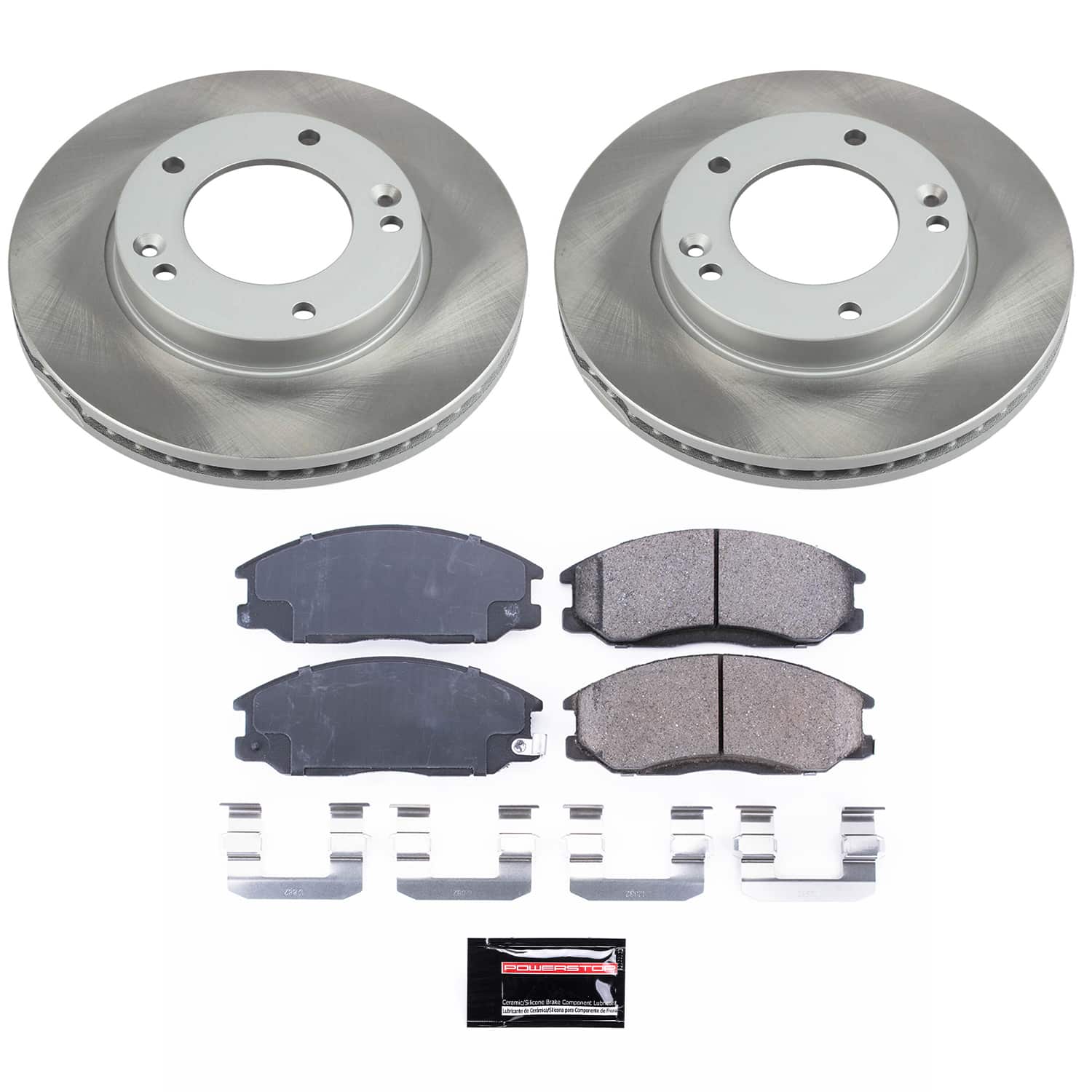 Power Stop SC5908 - Front Z17 Evolution Pad And Semi-Coated Rotor Kit vehicle fitment brake part