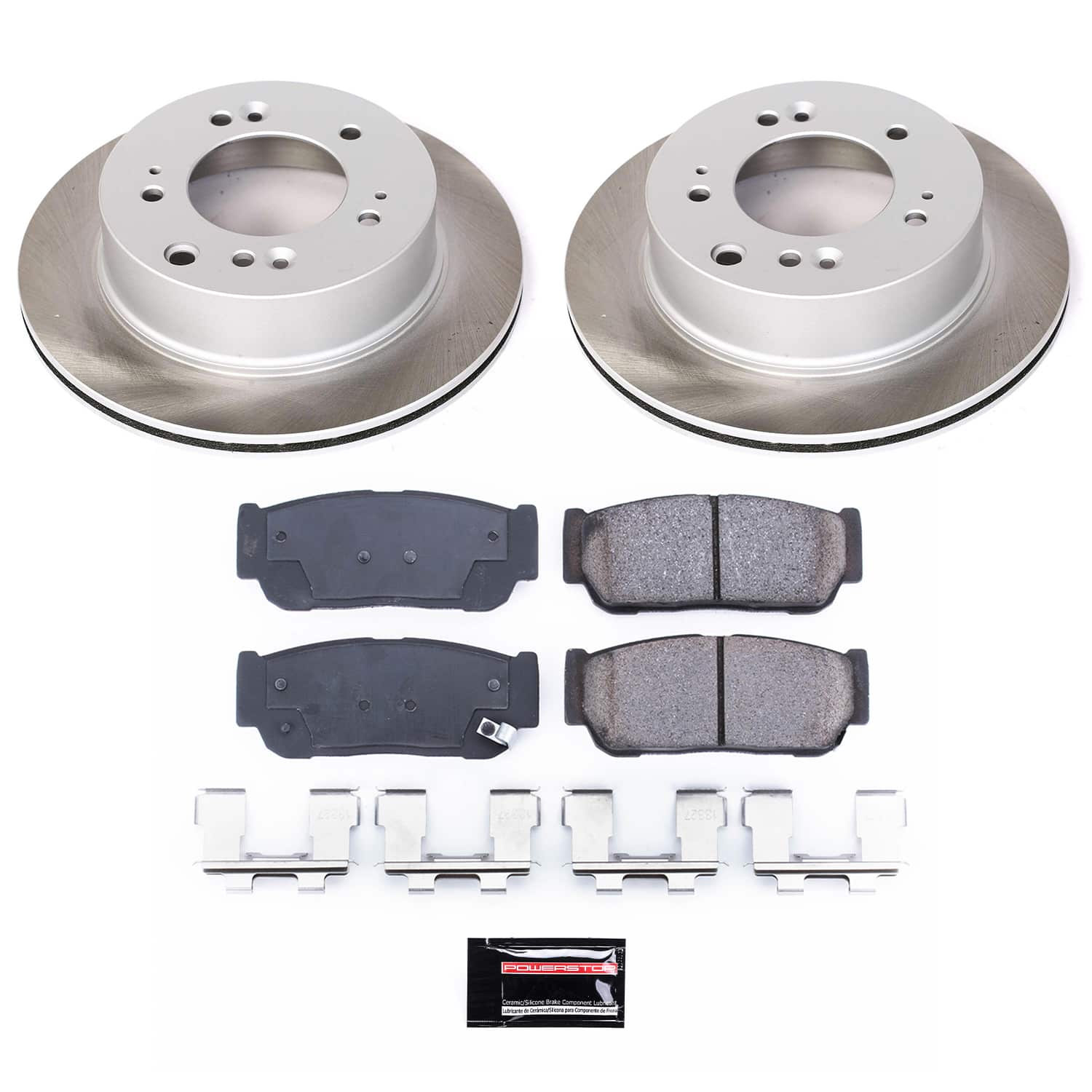 Power Stop SC5910 - Rear Z17 Evolution Pad And Semi-Coated Rotor Kit vehicle fitment brake part