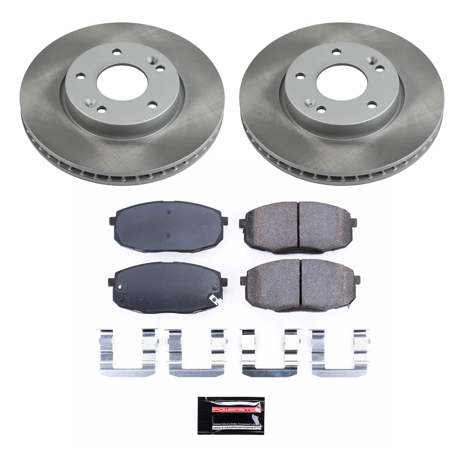 Power Stop SC5911 - Front Z17 Evolution Pad And Semi-Coated Rotor Kit vehicle fitment brake part
