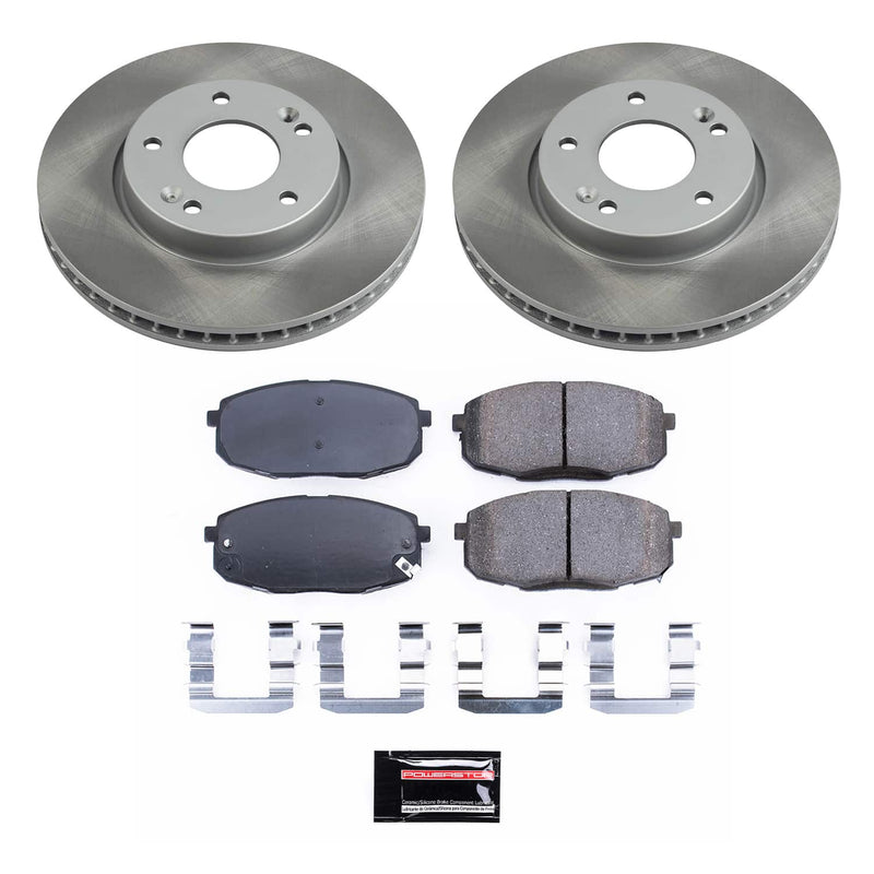 Power Stop SC5911 - Front Z17 Evolution Pad And Semi-Coated Rotor Kit vehicle fitment brake part