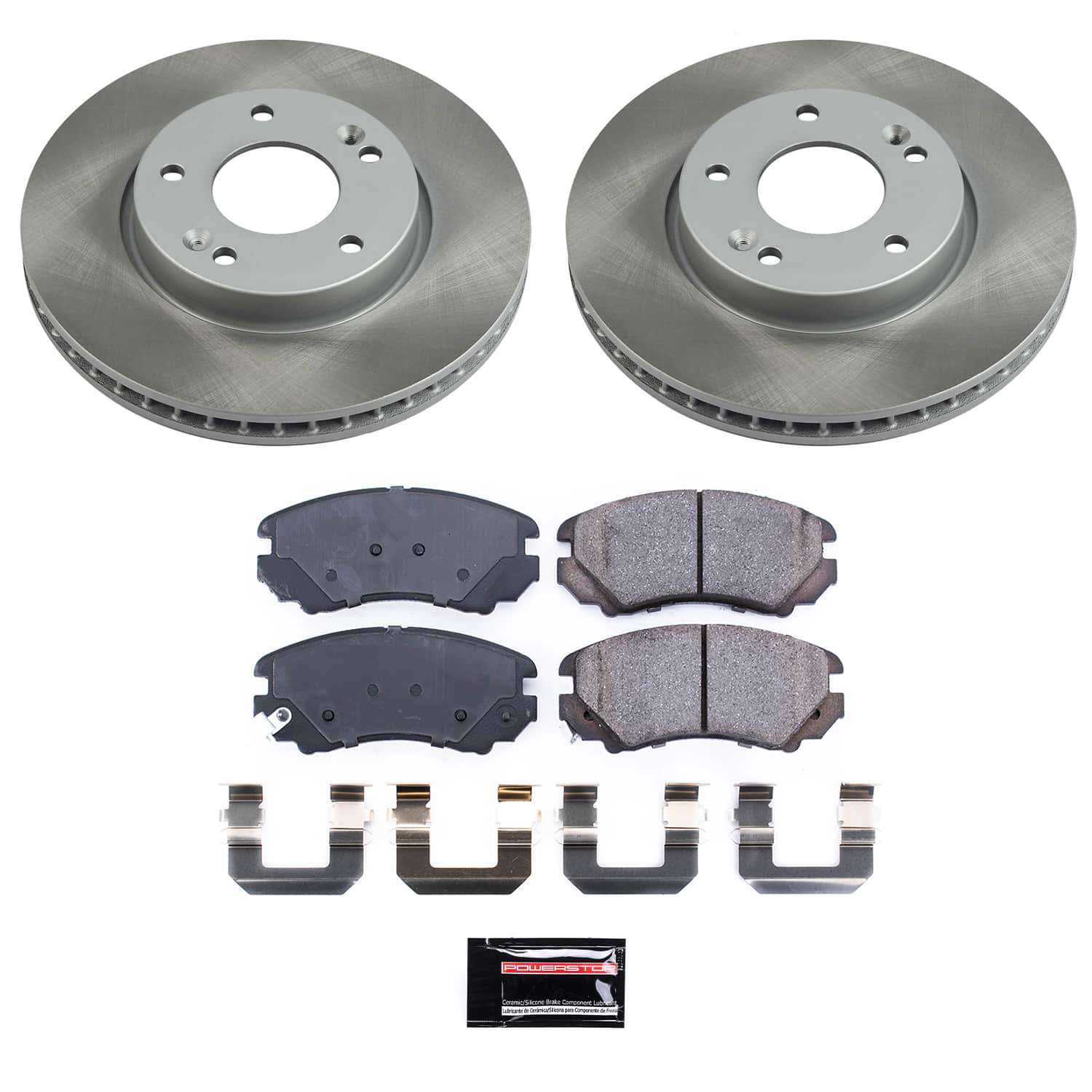 Power Stop SC5913 - Front Z17 Evolution Pad And Semi-Coated Rotor Kit vehicle fitment brake part