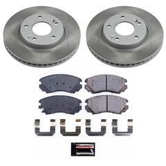 Power Stop SC5913 - Front Z17 Evolution Pad And Semi-Coated Rotor Kit vehicle fitment brake part