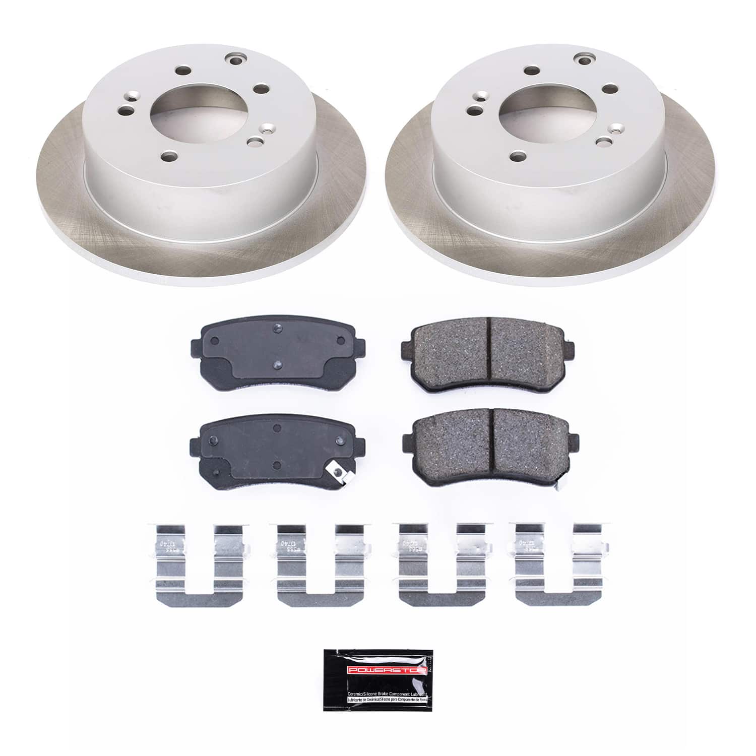 Power Stop SC5915 - Rear Z17 Evolution Pad And Semi-Coated Rotor Kit vehicle fitment brake part
