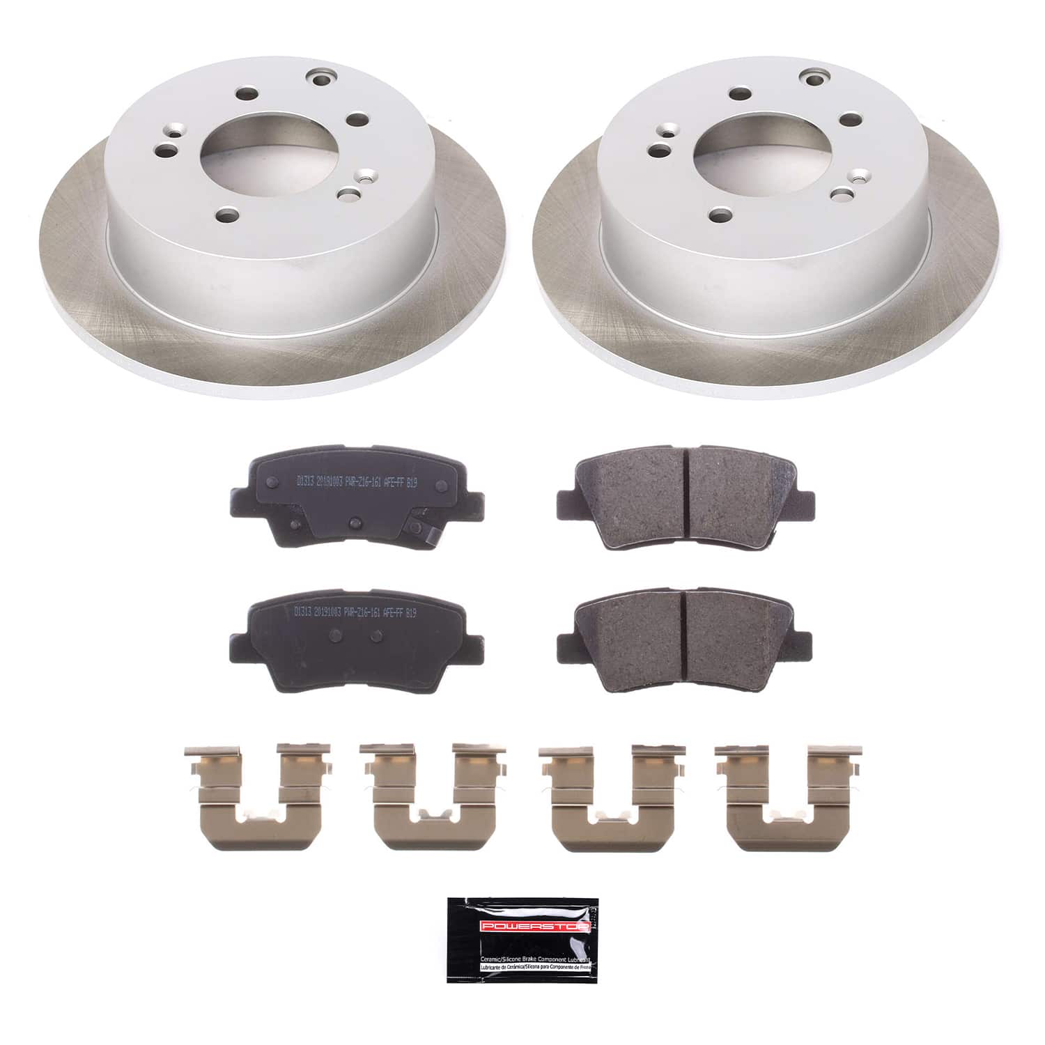 Power Stop SC5916 - Rear Z17 Evolution Pad And Semi-Coated Rotor Kit vehicle fitment brake part