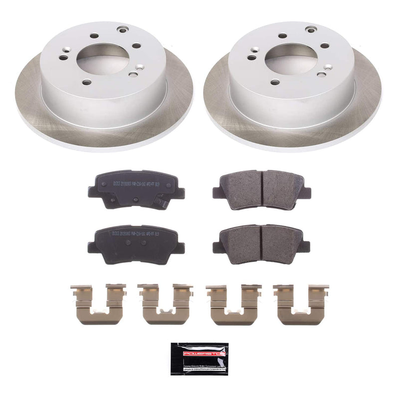 Power Stop SC5916 - Rear Z17 Evolution Pad And Semi-Coated Rotor Kit vehicle fitment brake part