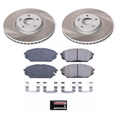 Power Stop SC5918 - Front Z17 Evolution Pad And Semi-Coated Rotor Kit vehicle fitment brake part