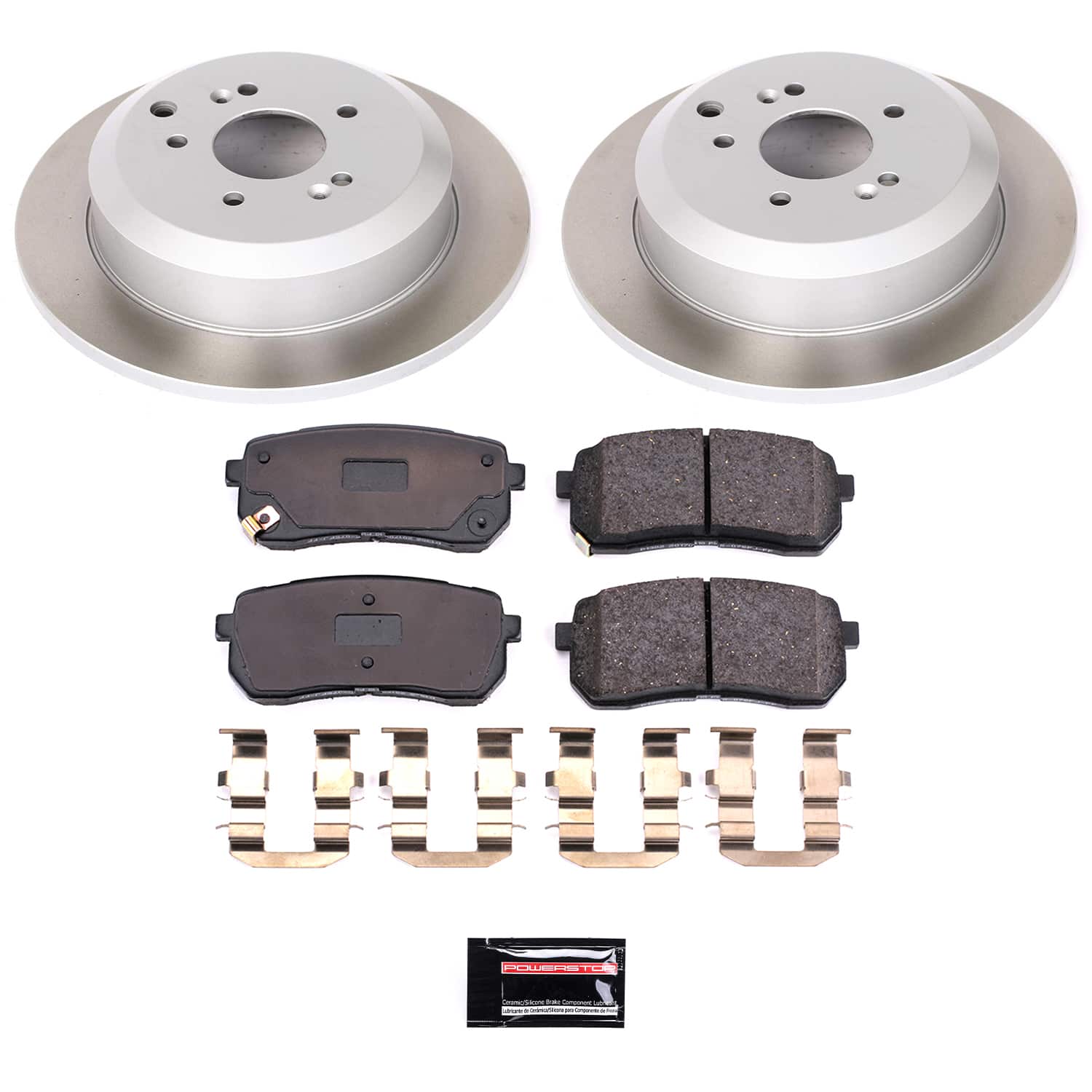 Power Stop SC5920 - Rear Z17 Evolution Pad And Semi-Coated Rotor Kit vehicle fitment brake part