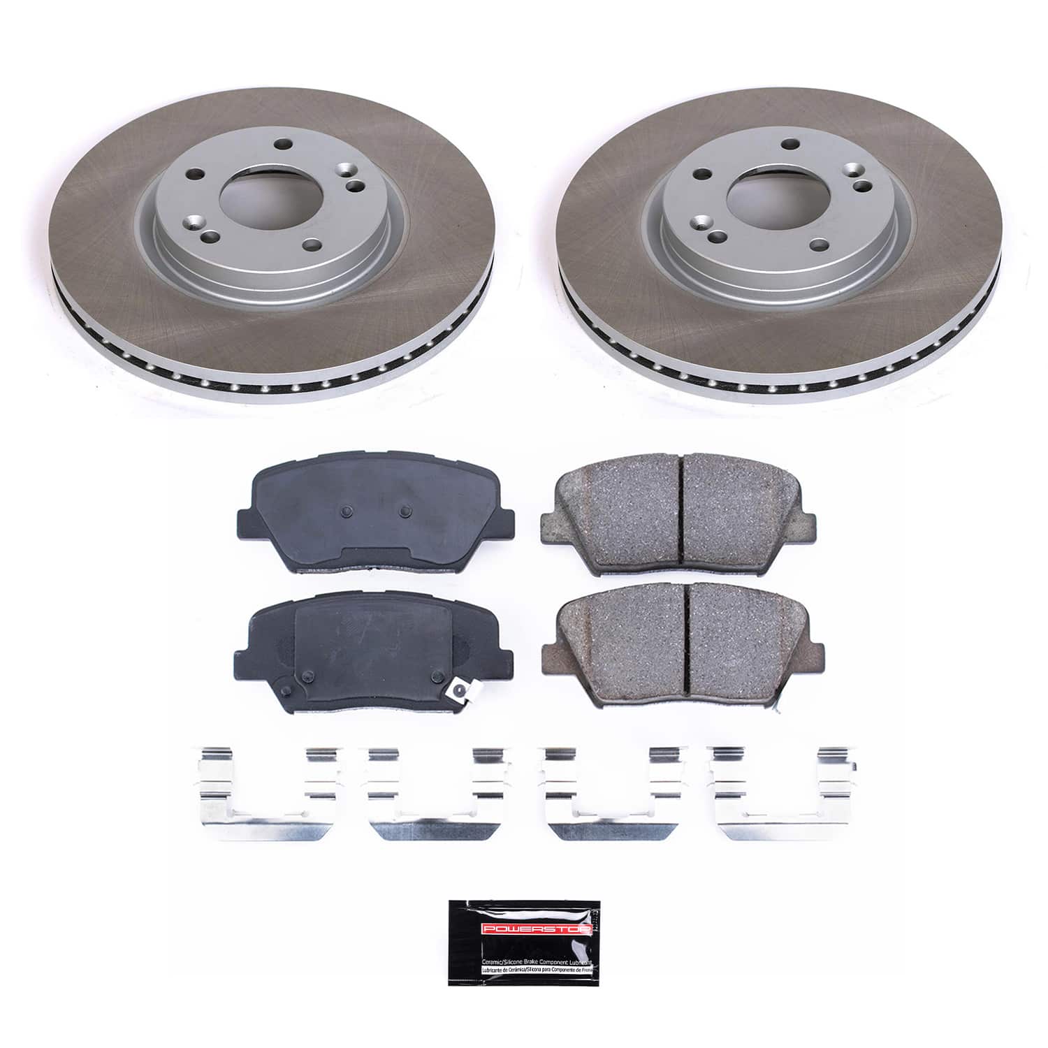 Power Stop SC5926 - Front Z17 Evolution Pad And Semi-Coated Rotor Kit vehicle fitment brake part