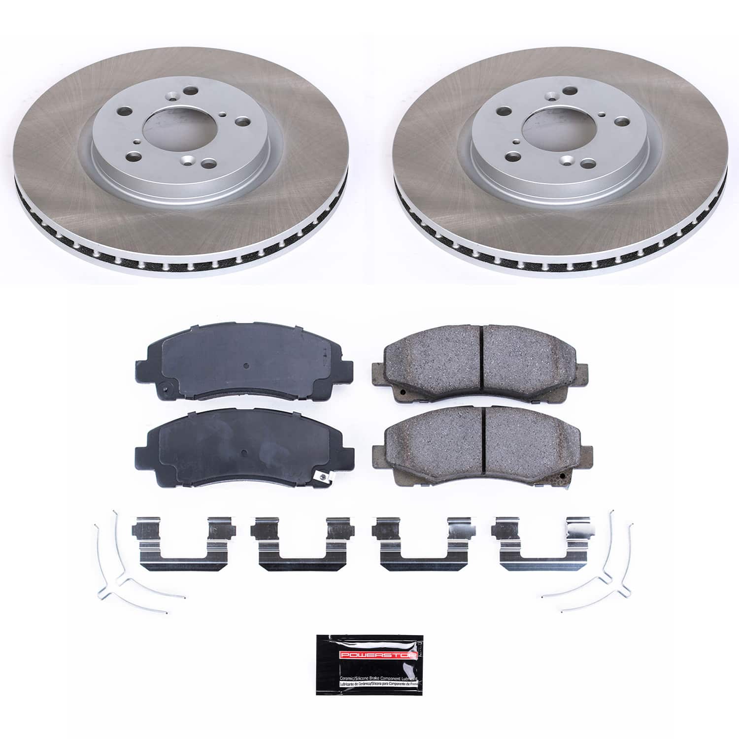 Power Stop SC5939 - Front Z17 Evolution Pad And Semi-Coated Rotor Kit vehicle fitment brake part