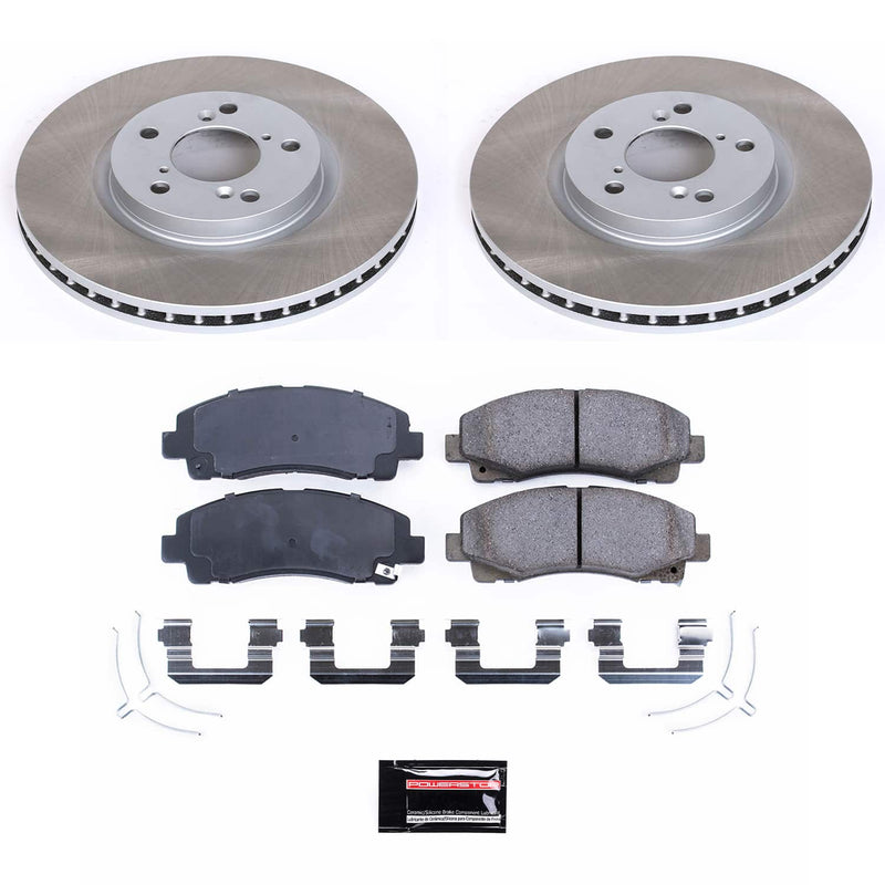 Power Stop SC5939 - Front Z17 Evolution Pad And Semi-Coated Rotor Kit vehicle fitment brake part