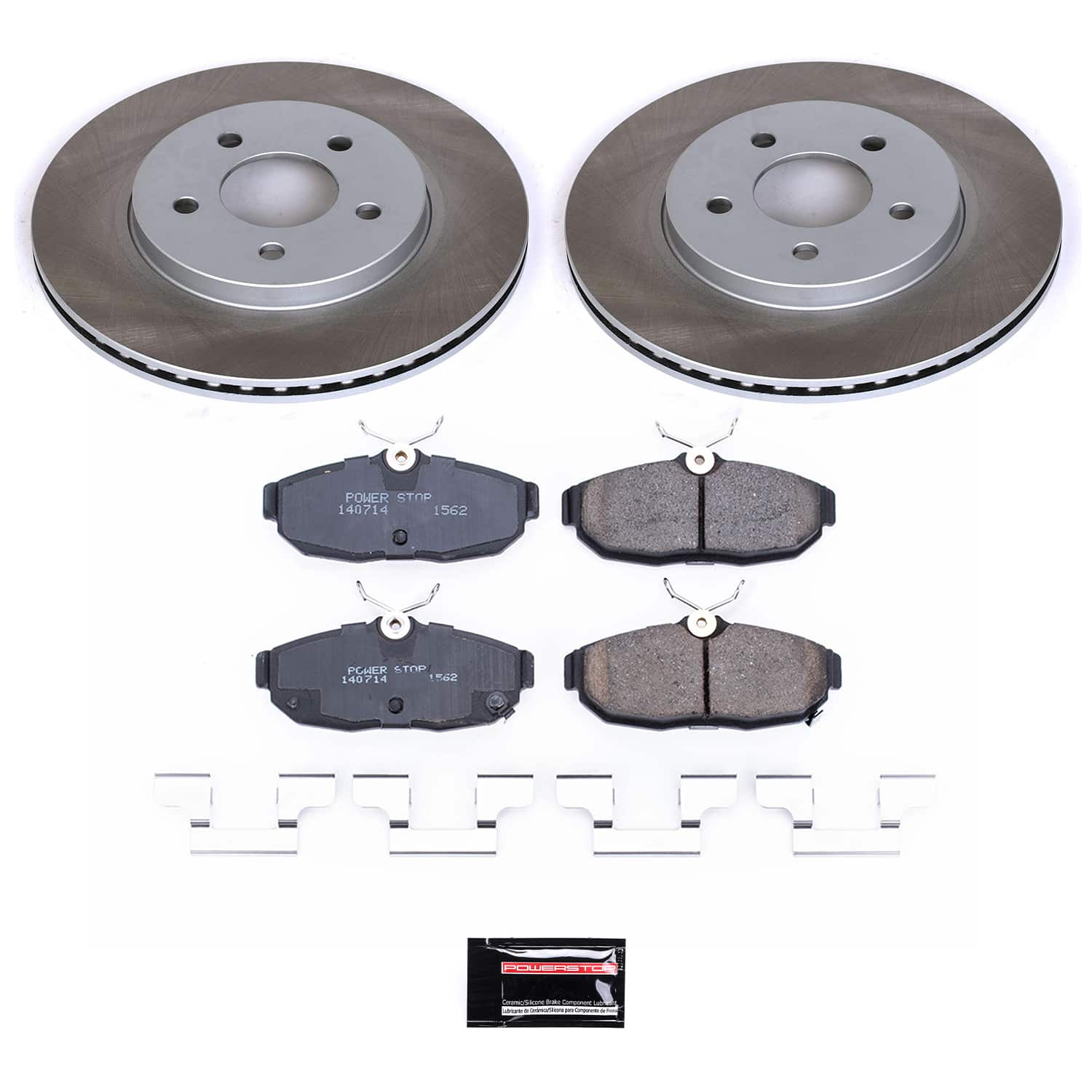 Power Stop SC5941 - Rear Z17 Evolution Pad And Semi-Coated Rotor Kit vehicle fitment brake part