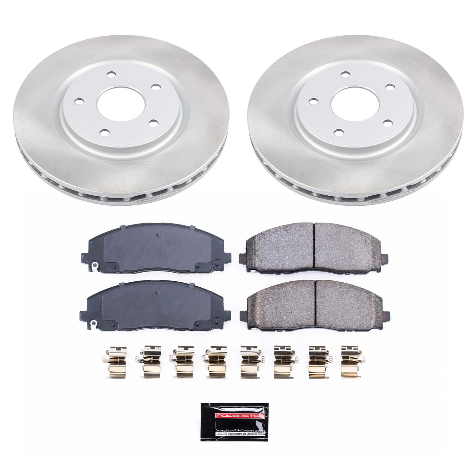 Power Stop SC5959 - Front Z17 Evolution Pad And Semi-Coated Rotor Kit vehicle fitment brake part