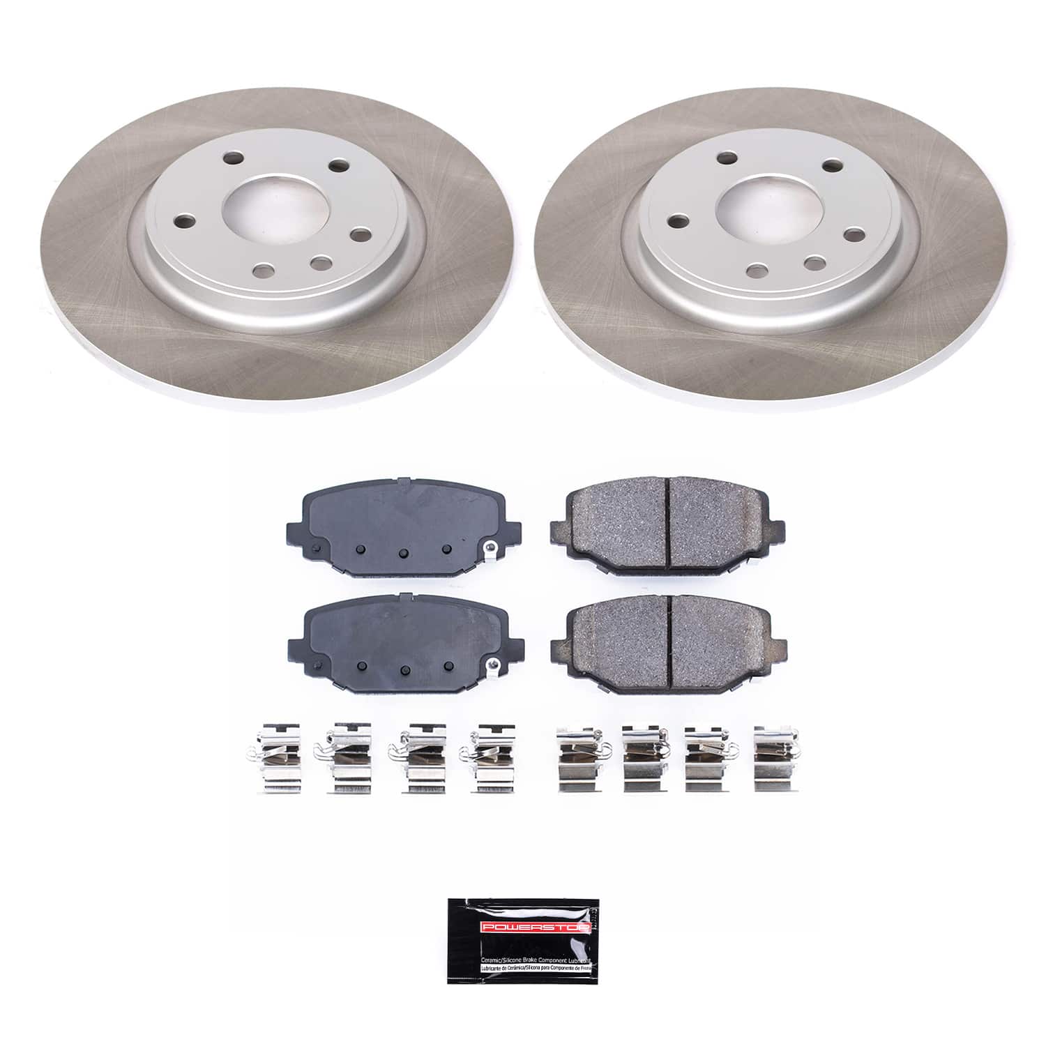 Power Stop SC5961 - Rear Z17 Evolution Pad And Semi-Coated Rotor Kit vehicle fitment brake part