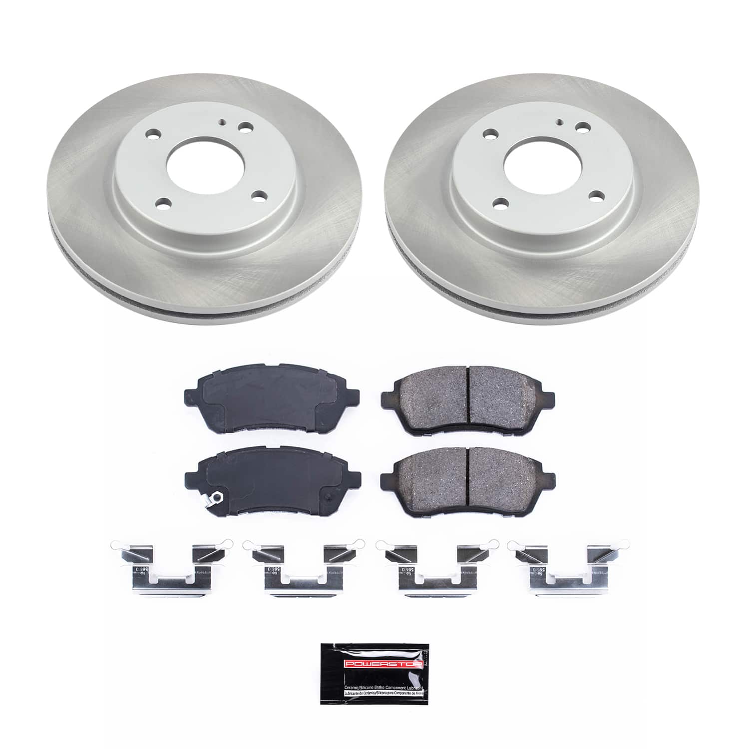 Power Stop SC5969 - Front Z17 Evolution Pad And Semi-Coated Rotor Kit vehicle fitment brake part