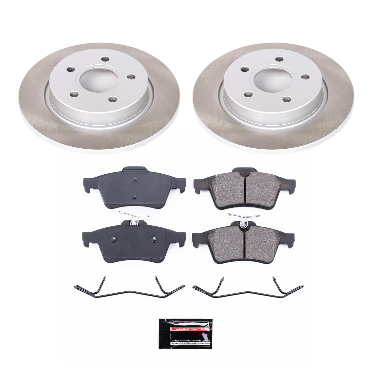 Power Stop SC5975 - Front Z17 Evolution Pad And Semi-Coated Rotor Kit vehicle fitment brake part