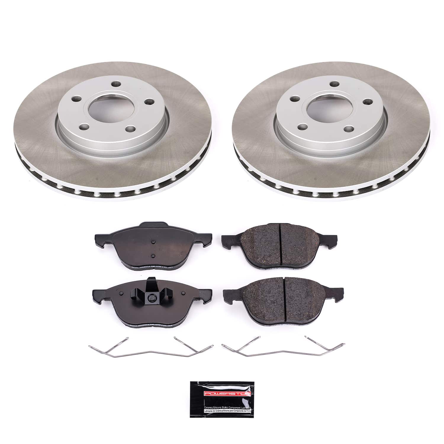 Power Stop SC5976 - Front Z17 Evolution Pad And Semi-Coated Rotor Kit vehicle fitment brake part