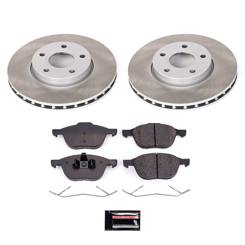 Power Stop SC5976 - Front Z17 Evolution Pad And Semi-Coated Rotor Kit vehicle fitment brake part