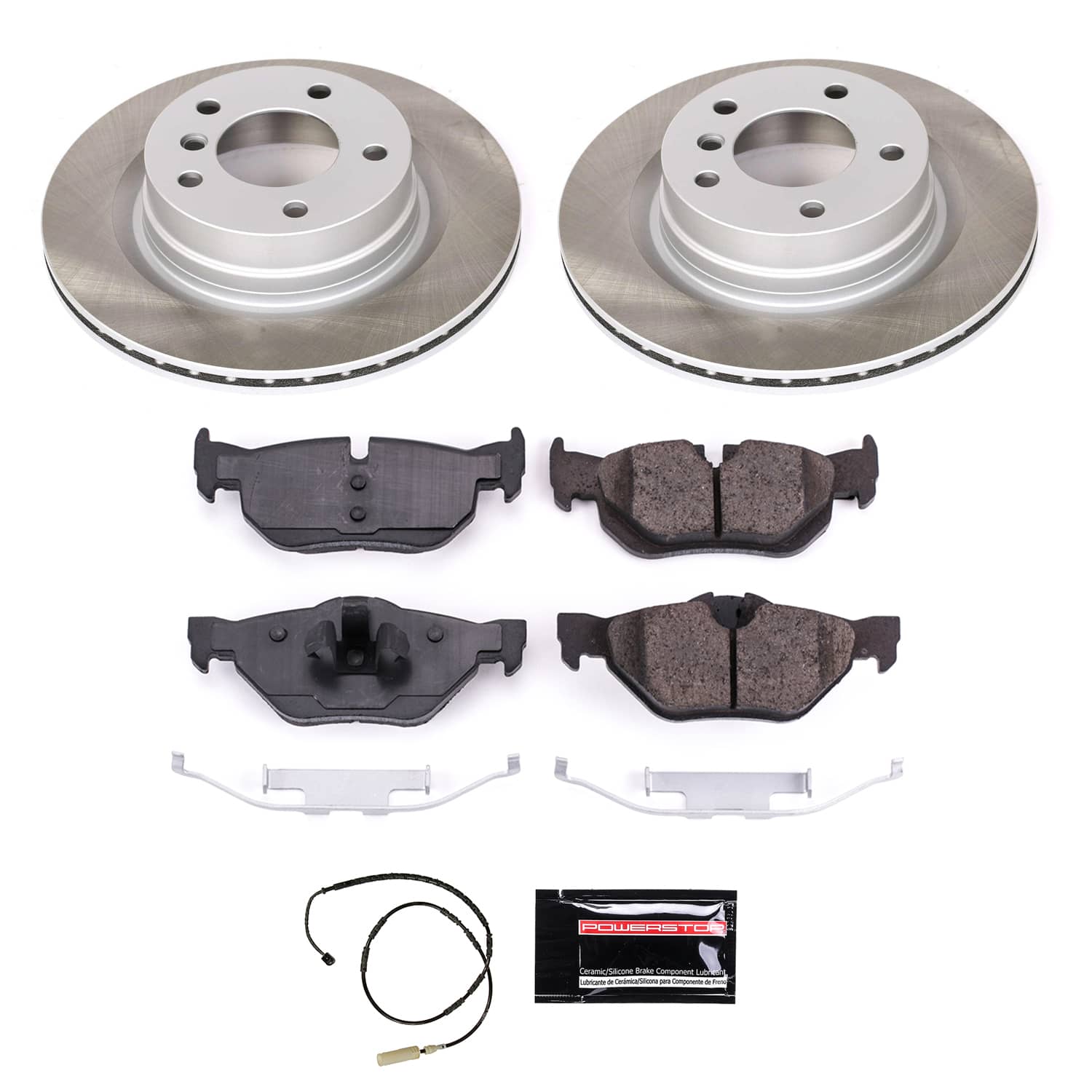 Power Stop SC5981 - Rear Z17 Evolution Pad And Semi-Coated Rotor Kit vehicle fitment brake part