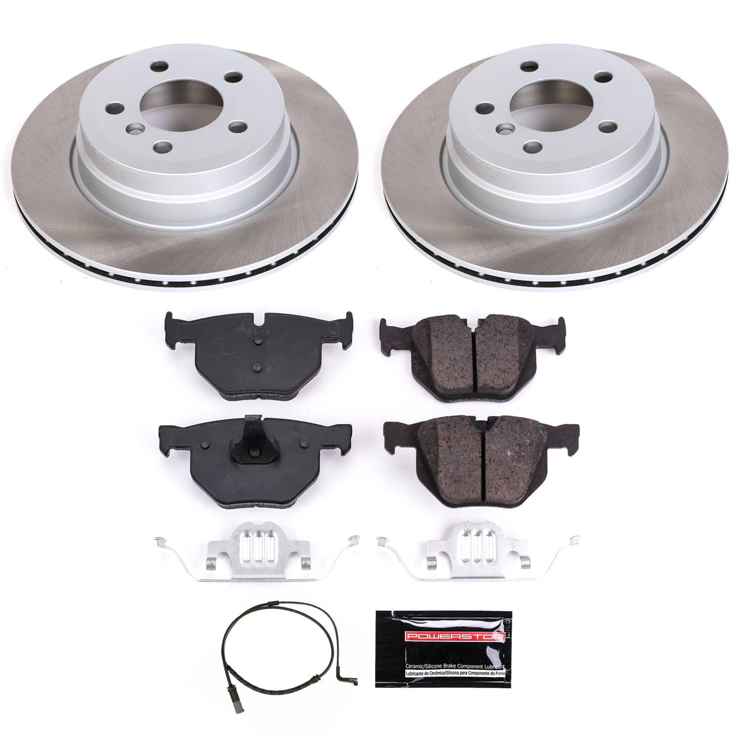 Power Stop SC5984 - Rear Z17 Evolution Pad And Semi-Coated Rotor Kit vehicle fitment brake part