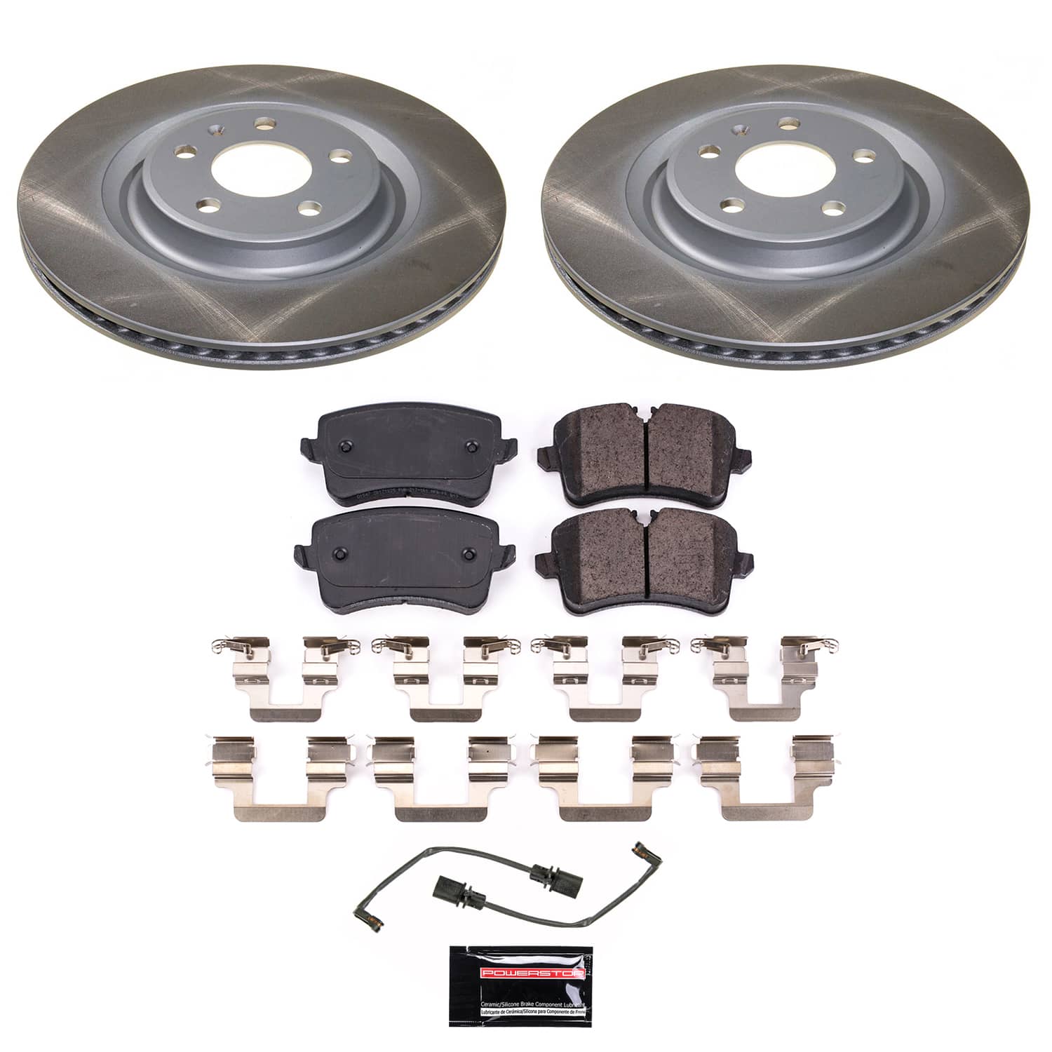 Power Stop SC6001 - Rear Z17 Evolution Pad And Semi-Coated Rotor Kit vehicle fitment brake part