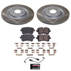 Power Stop SC6001 - Rear Z17 Evolution Pad And Semi-Coated Rotor Kit vehicle fitment brake part
