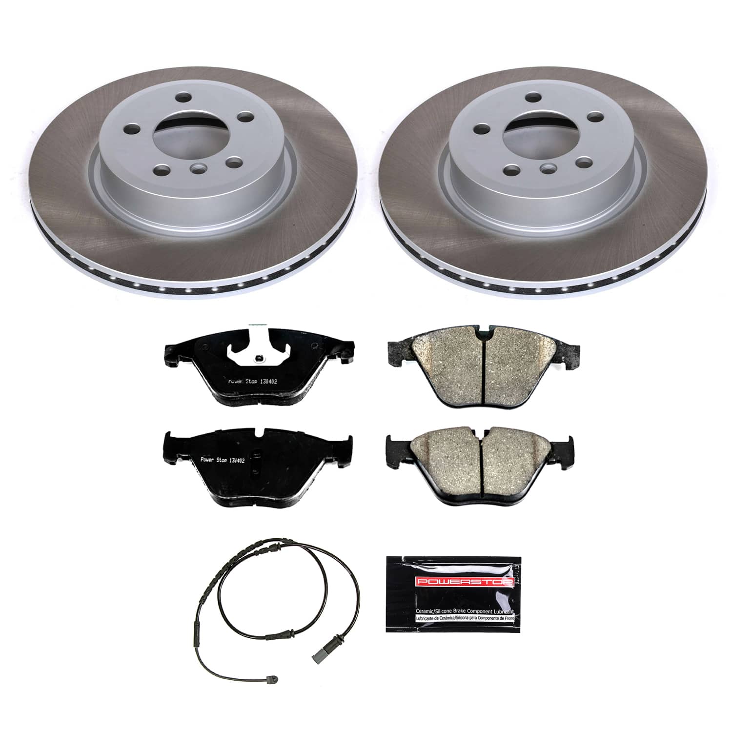 Power Stop SC6032 - Front Z17 Evolution Pad And Semi-Coated Rotor Kit vehicle fitment brake part