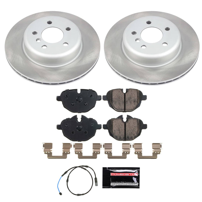Power Stop SC6034 - Rear Z17 Evolution Pad And Semi-Coated Rotor Kit vehicle fitment brake part