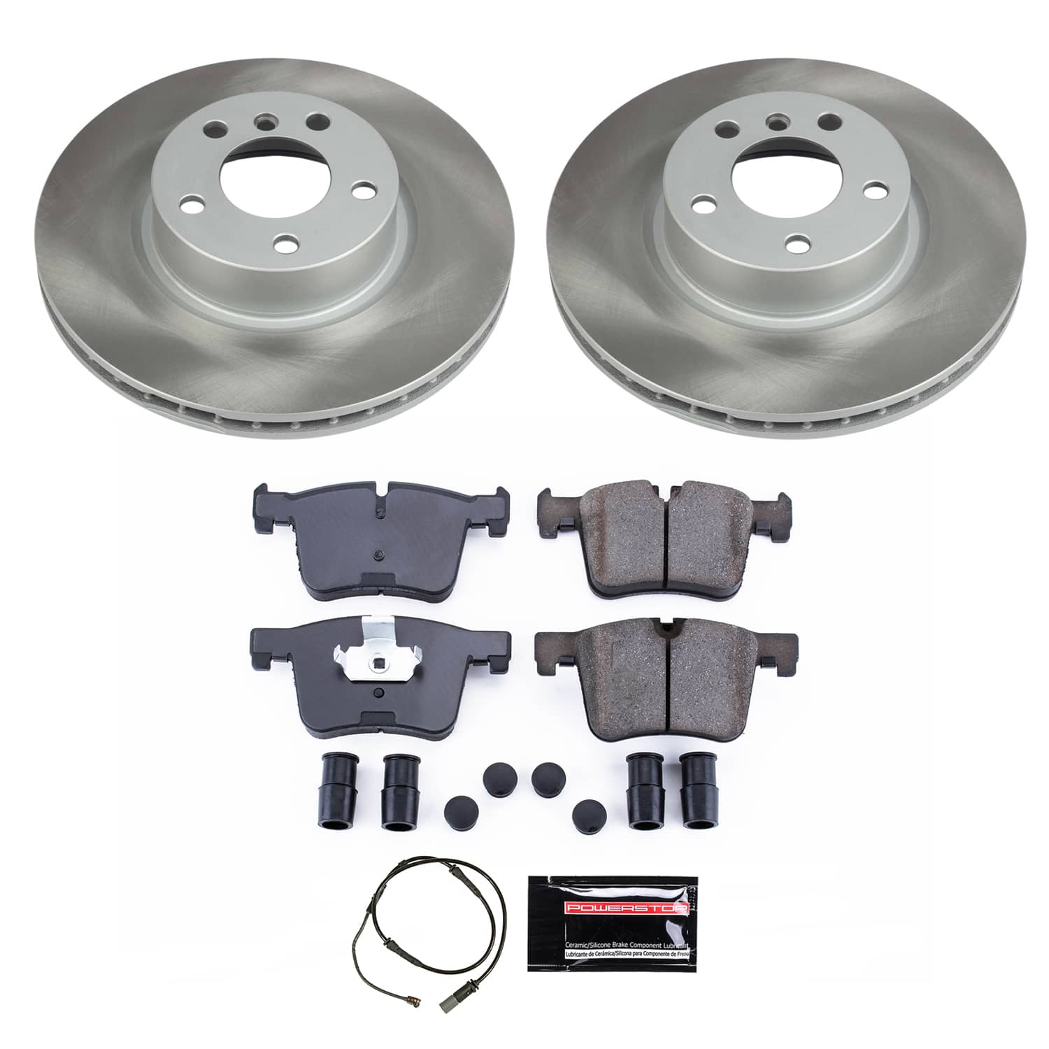 Power Stop SC6038 - Front Z17 Evolution Pad And Semi-Coated Rotor Kit vehicle fitment brake part