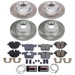 Power Stop SC6039 - Front And Rear Z17 Evolution Pad And Semi-Coated Rotor Kit vehicle fitment brake part