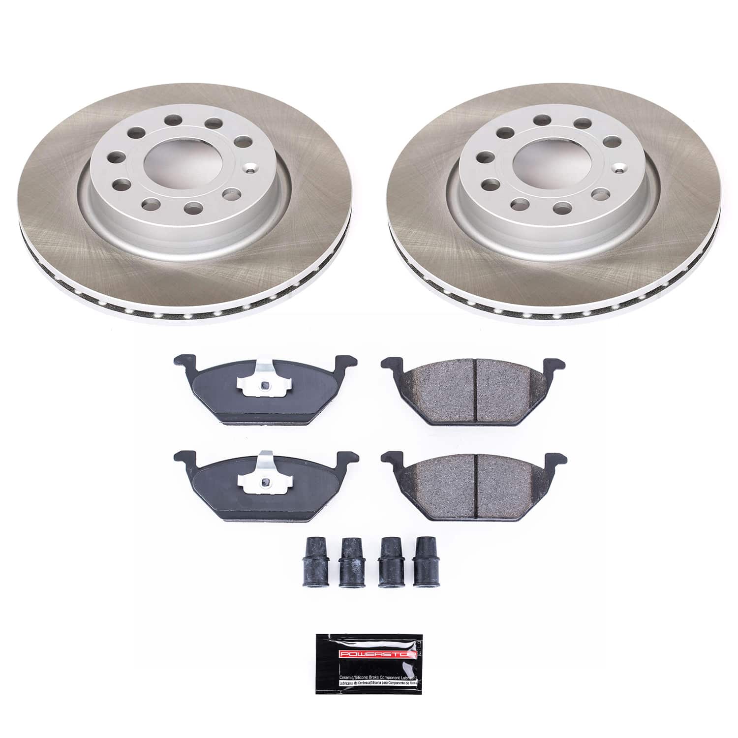 Power Stop SC6041 - Front Z17 Evolution Pad And Semi-Coated Rotor Kit vehicle fitment brake part