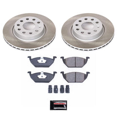 Power Stop SC6041 - Front Z17 Evolution Pad And Semi-Coated Rotor Kit vehicle fitment brake part