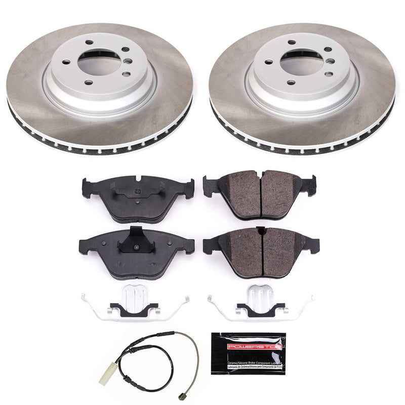 Power Stop SC6055 - Front Z17 Evolution Pad And Semi-Coated Rotor Kit vehicle fitment brake part